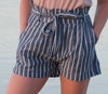 Striped Woven Shorts